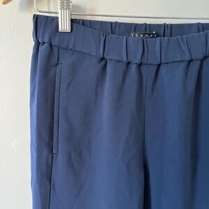 Theory Navy Petite Jogger Work Pants